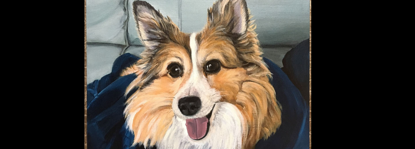 Hope - Sheltie painting